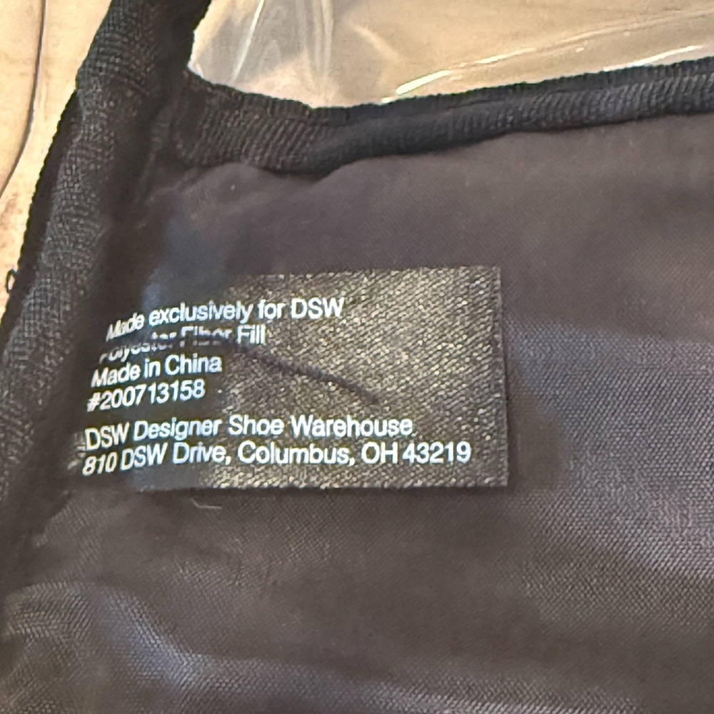 DSW Clear Tote with Black Accents - Picture 4 of 4